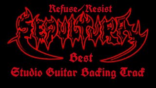 RefuseResistSepulturaBest Guitar Backing Track [upl. by Ahsonek207]