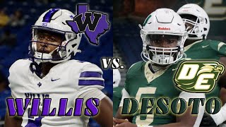 5 ⭐️ QB DJ Lagway vs The DeSoto Eagles 🥊  DeSoto vs Willis Playoff Highlights 🎥 [upl. by Lucretia728]