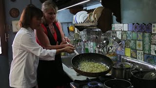 Recipes from a kitchen in Sicily Arancini and pasta with pistachio [upl. by Basia]