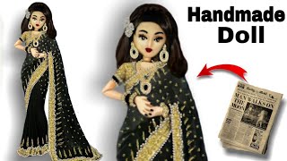 How To Make Handmade Doll  DIY Barbie Doll  Doll Hacks  Barbie Doll Dress  Doll  Barbie Crafts [upl. by Snodgrass515]