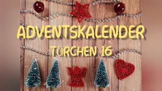 🎄 Adventskalender 🎄  🕯 Türchen 16 🕯  Weihnachtskarte mit Engelsflügeln  oder TaufeKommunion [upl. by Adnical]