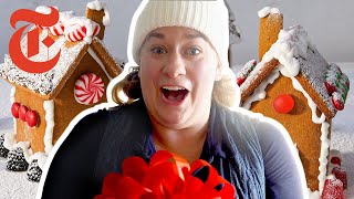 Homemade Gingerbread House Kits With Erin Jeanne McDowell  NYT Cooking [upl. by Nylahs]