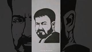 6 Years of Ithikkara Pakki  Mohanlal  Drawing ✍️kayamkulamkochunni Mohanlal lalettan [upl. by Birkett]