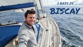 Crossing the Bay of Biscay our most nervewracking sail yet  Ep 42 [upl. by Norred]