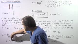 Energy Density of Capacitors [upl. by Nrek466]