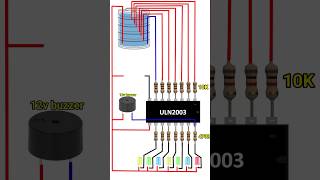 water level indicator alarm circuit electric waterlevel [upl. by Girhiny]