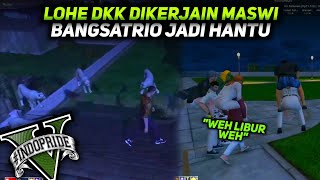 Lohe dkk dikerjain Wigara 🤣 Bangsatrio jadi hantu 🤣🤣  GTA V ROLEPLAY INDOPRIDE [upl. by Ternan]