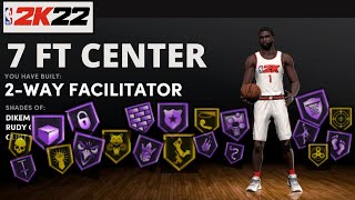 7FT BIG MAN BUILD TO CONSIDER BEST 2 WAY FACILITATOR CENTER NBA 2K22 NEXT GEN [upl. by Cahn]