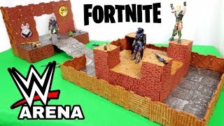 FORTNITE Wrestling Arena  Turbo Builder Set  Jazwares Toys [upl. by Steinke]