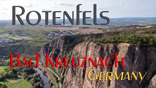 Rotenfels near Bad Kreuznach on the Nahe River RLP Germany hiking sightseeing [upl. by Han]