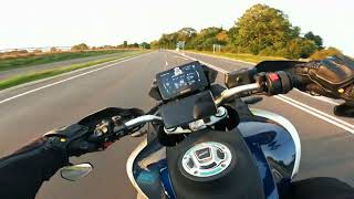 CFMoto 800MT  4K Go Pro  Black Widow  Quickshifter  Auto Blip Random Ride 23 RAW sound [upl. by Eadith]