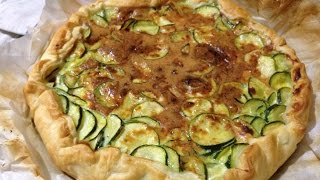 Torta Salata con Uova e Zucchine ricette con la pasta sfoglia [upl. by Diandre]