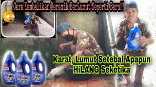 CARA MEMBERSIHKAN KERAMIK KAMAR MANDIKARAT KERAK MEMBANDEL BERSIH [upl. by Finegan]