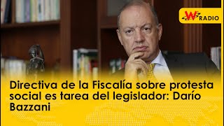 Directiva de la Fiscalía sobre protesta social es tarea del legislador Darío Bazzani [upl. by Daisie]