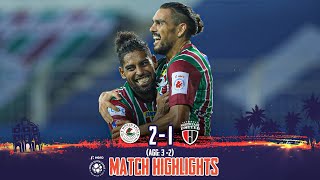 Highlights  ATK Mohun Bagan 21 NorthEast United FC  SemiFinal 2 2nd Leg  Hero ISL 202021 [upl. by Melisse]