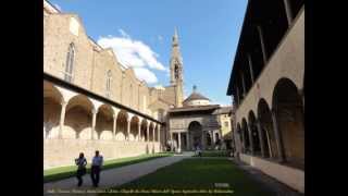 Santa Croce Cloître Chapelle des Pazzi Museo dell Opera 2011 Italia Toscana Firenze Florence [upl. by Jefferson436]