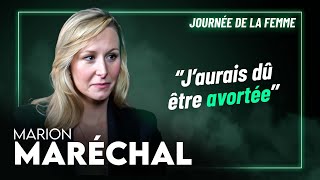 IVG  Les révélations poignantes de Marion Maréchal pour la Journée de la Femme GRAND ENTRETIEN [upl. by Jonina29]