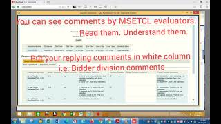 MSETCL SRM Etender Deviation Responding [upl. by Manvell]