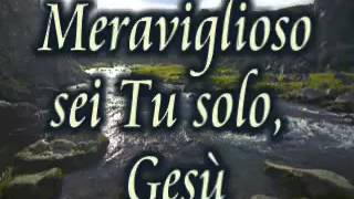 Meraviglioso sei Tu solo Gesù  Cantico Evangelico [upl. by Ahsitauq]