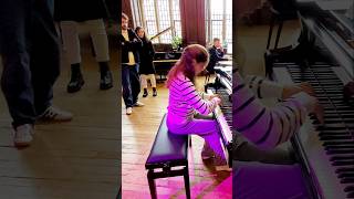 Moonlight Sonata 3rd Movement in the Piano Shop YamahaMusicLondon publicmusic pianoshop [upl. by Allehcram]