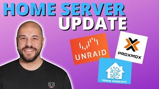 My Home Server Update  Unraid Proxmox HomeAssistant and More [upl. by Anastice]