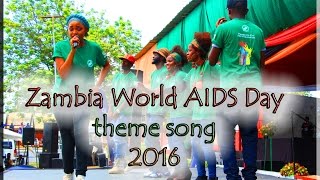 Hands Up  2016 Zambia World AIDS Day theme song [upl. by Aihtnamas]