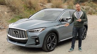 2022 Infiniti QX55 Test Drive Video Review [upl. by Anaugahs]