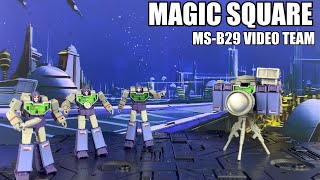 Third Party Transformers Magic Square MSB29 Video Team Legends REFLECTOR Unboxing and Review [upl. by Nerahs]