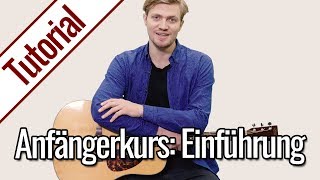 Gitarre Lernen  GitarrenTunes Anfänger Onlinekurs Einführung [upl. by Nahgaem97]