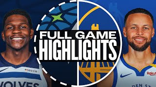 TIMBERWOLVES at WARRIORS  FULL GAME HIGHLIGHTS  December 8 2024 [upl. by Corena370]