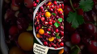 National Cranberry Relish Day  today special  tasty Cranberry Relish nationalday todayspecial [upl. by Sgninnej794]