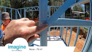 First steps for building a steel frame [upl. by Stich]