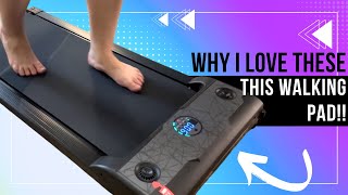 Review and Demo of Walking Pad Treadmill with Incline [upl. by Naimaj]