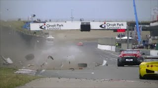 British GT CRASH Circuit Zandvoort [upl. by Riay]