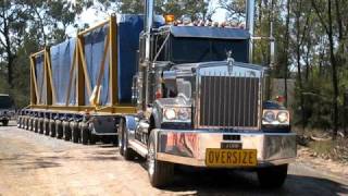 Heavy Haulage Australia  C501 Kenworth [upl. by Elohcim]