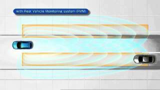 Mazda Rear Vehicle Monitoring System RVM  Euro NCAP Advanced  Reward 2011 [upl. by Aneled153]