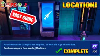 EASILY Purchase weapons from vending machines Fortnite  Vending Machines Location [upl. by Shaddock]