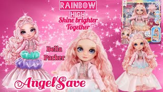 RAINBOW HIGH WINTER WONDERLAN BELLA PARKER COLOR ROSA REVIEW ESPAÑOL [upl. by Seana]