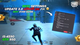 🔧Gameloop Best Settings For Low End PC ✅  Update 33 Ultimate Lag Fix Gameloop✨ [upl. by Gussman]