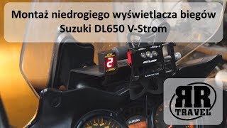 Montaż niedrogiego wyświetlacza biegów  Suzuki DL650 VStrom [upl. by Lairea94]