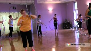 SparkPeople Tries a Hula Hooping Class [upl. by Ephrayim]