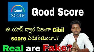 Good Score app telugu  Good Score app Review telugu  cibil score telugu video [upl. by Colwen]