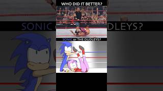 Sonic does the Dudleyz Headbutt to Amy Rose [upl. by Eleik354]