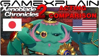 Xenoblade Chronicles 2 English VS Japanese Voice Acting Comparison [upl. by Avivah]