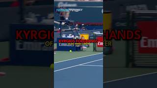 Top 10 kyrgios forehands in Tennis  Part 1 [upl. by Jewel224]