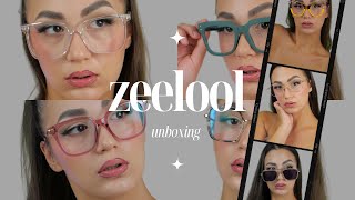 ZEELOOL UNBOXING amp HONEST REVIEW  AFFORDABLE GLASSES HAUL [upl. by Darcie543]