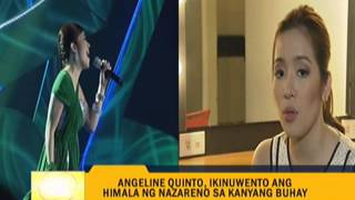 Angeline Quinto speaks of Black Nazarene miracle [upl. by Nrobyalc]