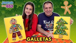 Hago GALLETAS de Navidad Caseras GIGANTES y Divertidas [upl. by Lauhsoj965]