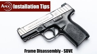 How To Disassemble The SDVE Frame [upl. by Joyce]