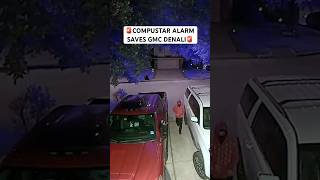 Compustar alarm saves GMC Denali [upl. by Tiossem864]